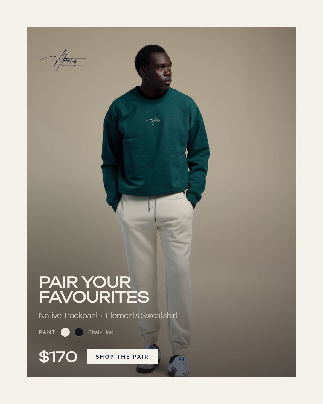 Native Trackpant + Elements Sweatshirt