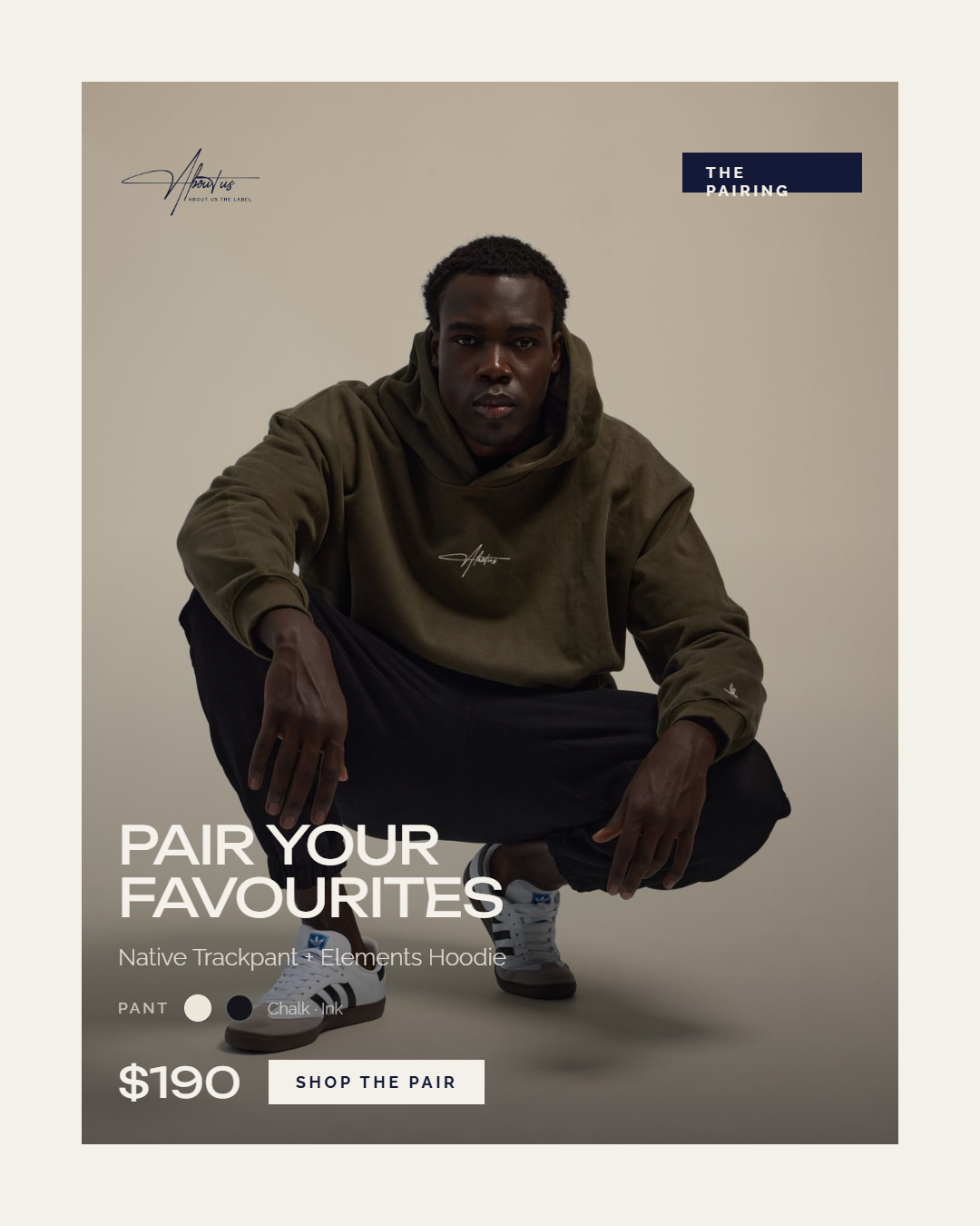 Native Trackpant + Elements Hoodie